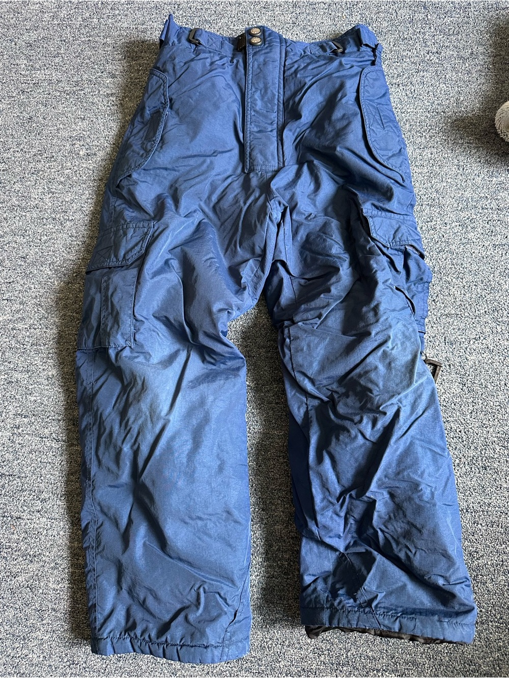 Snozu Navy Blue Kids Cargo Snow Pants